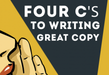 The Four C’s To Writing Great Copy