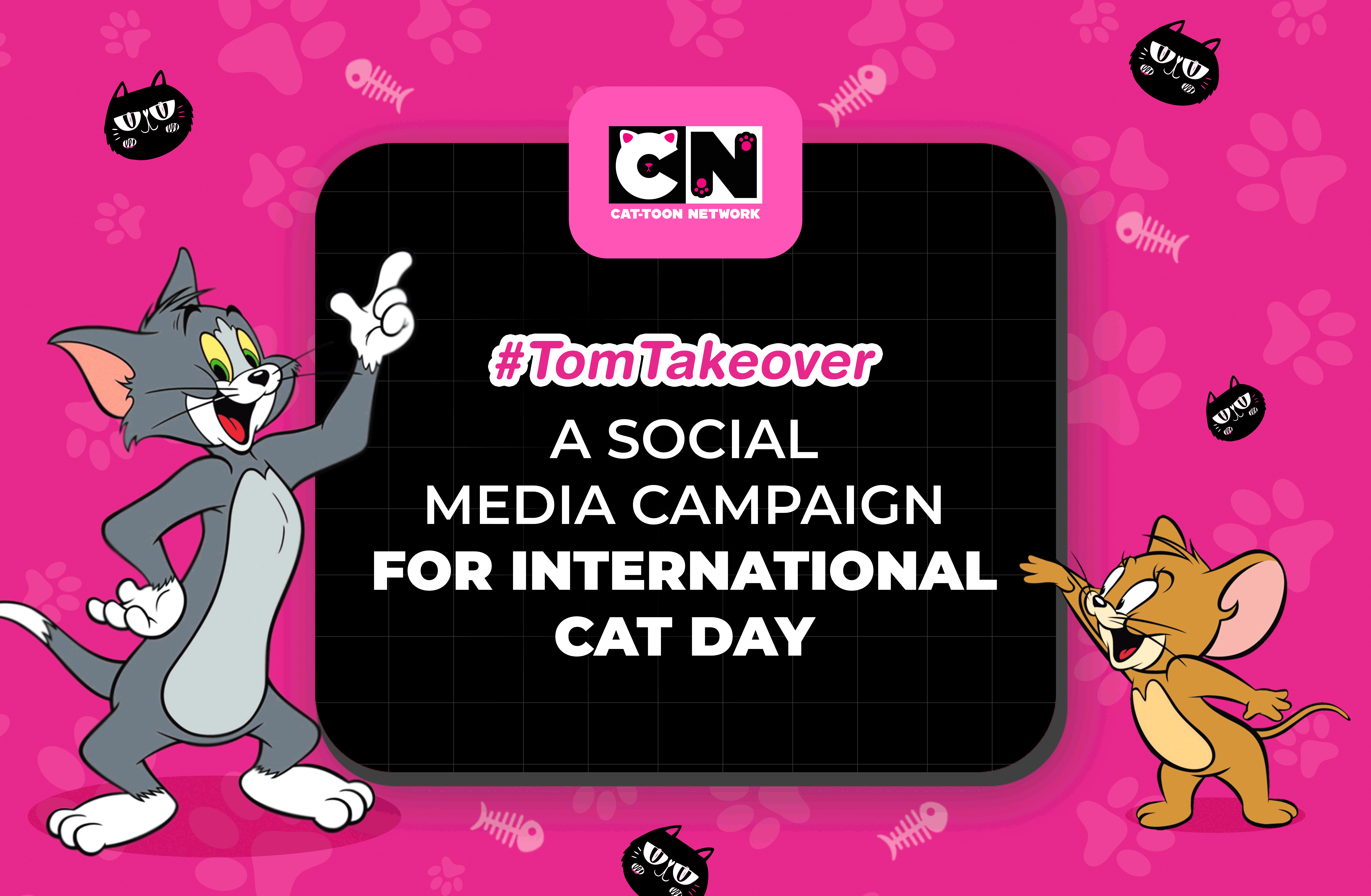 International Cat Day - Social Media Campaign - #TomTakeover